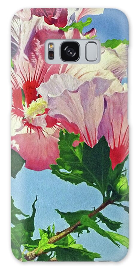 Rose Of Sharon Galaxy Case featuring the painting Rose of Sharon by Ken Everett