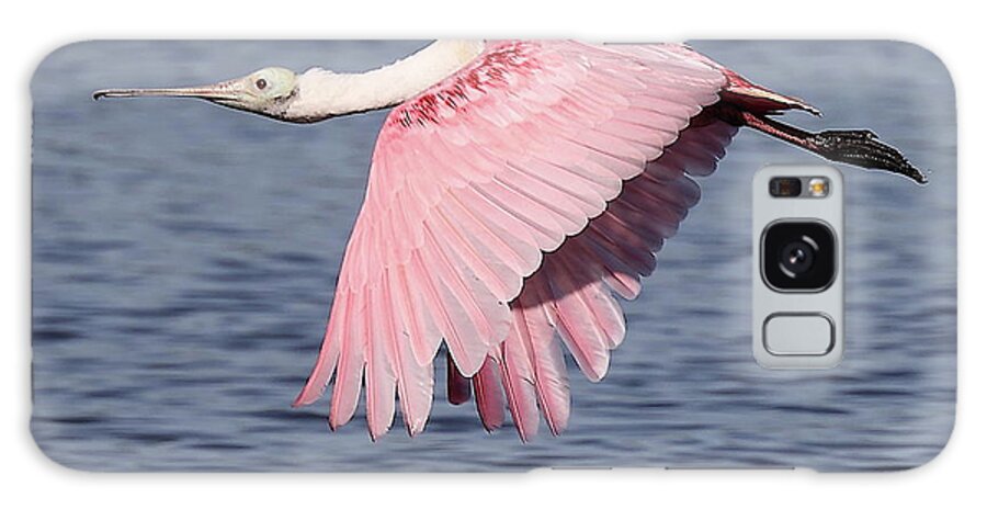 Roseate Spoonbill Galaxy Case featuring the photograph Roseate Spoonbill 6 by Mingming Jiang