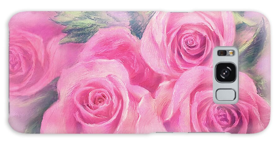 Rose Galaxy Case featuring the painting Roses For My Mom by Yoonhee Ko