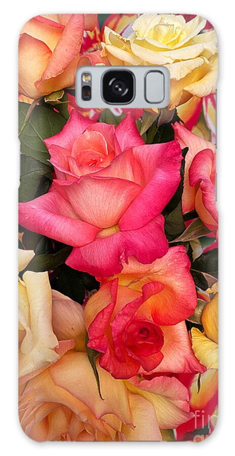 Flower Galaxy Case featuring the photograph Roses, Roses by Jeanette French