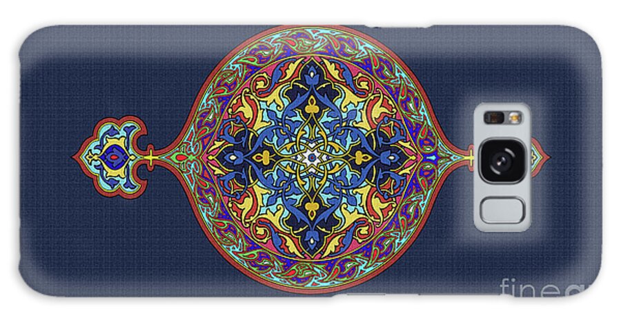 Carpet Galaxy Case featuring the digital art Royal Carpet of Isfahan by Mehran Akhzari