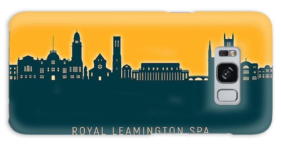 Royal Leamington Spa Galaxy Case featuring the digital art Royal Leamington Spa England Skyline #77 by Michael Tompsett