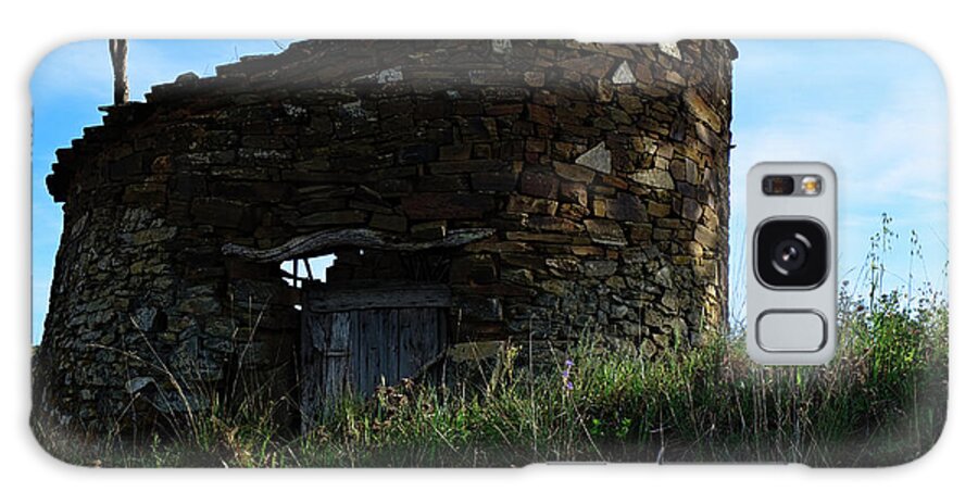 Chicken Coop Galaxy Case featuring the photograph Ruins of an Antique Chicken Coop by Angelo DeVal