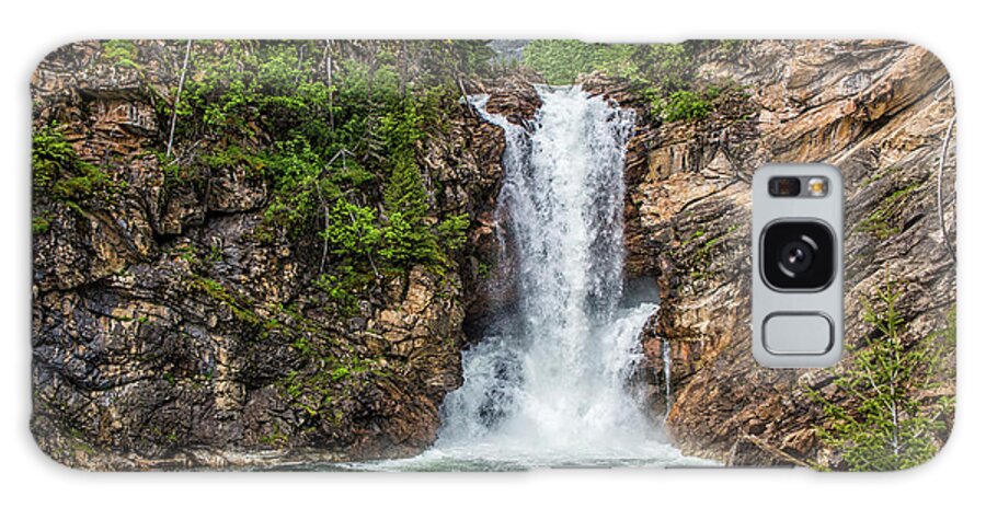 Waterfalls Galaxy Case featuring the photograph Running Eagle Falls by Kathy McClure