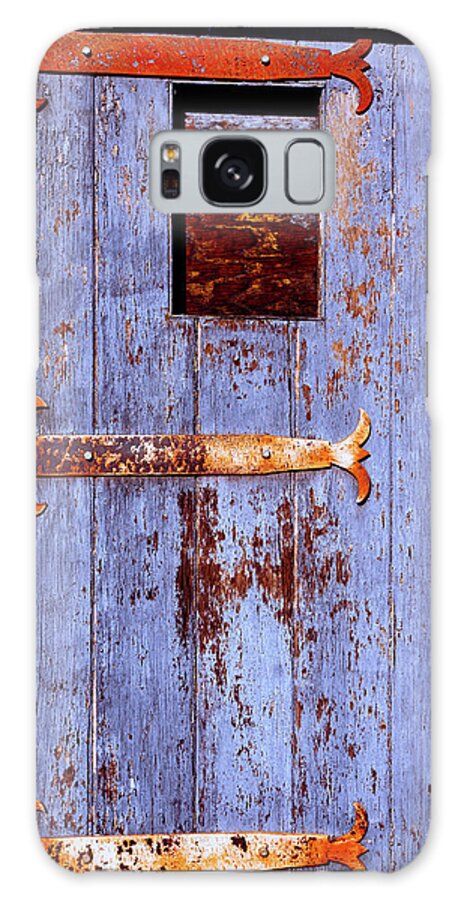 Architecture Galaxy Case featuring the photograph Rustic Doors Windows Palm Springs 0395-100 by Amyn Nasser