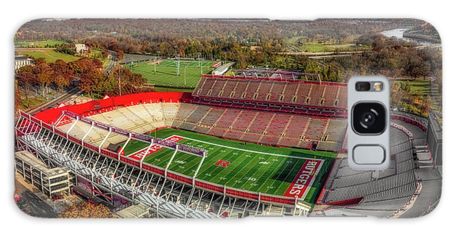 Rutgers Galaxy Case featuring the photograph Rutgers Football Stadium NJ II by Susan Candelario
