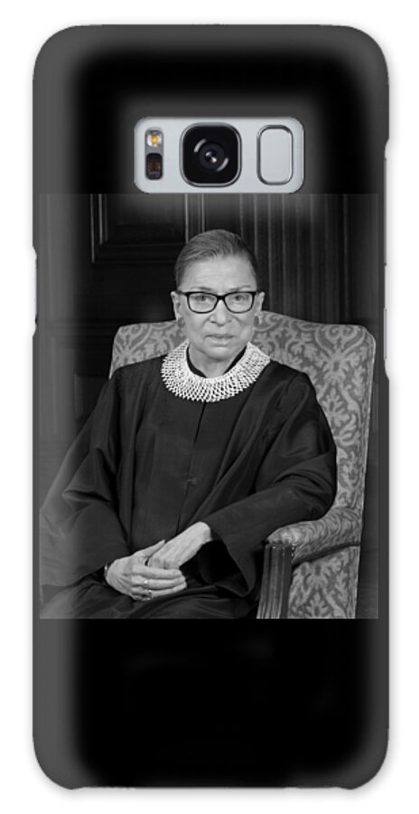Ruth Bader Ginsburg Galaxy Case featuring the photograph Ruth Bader Ginsburg Portrait - 2016 by War Is Hell Store