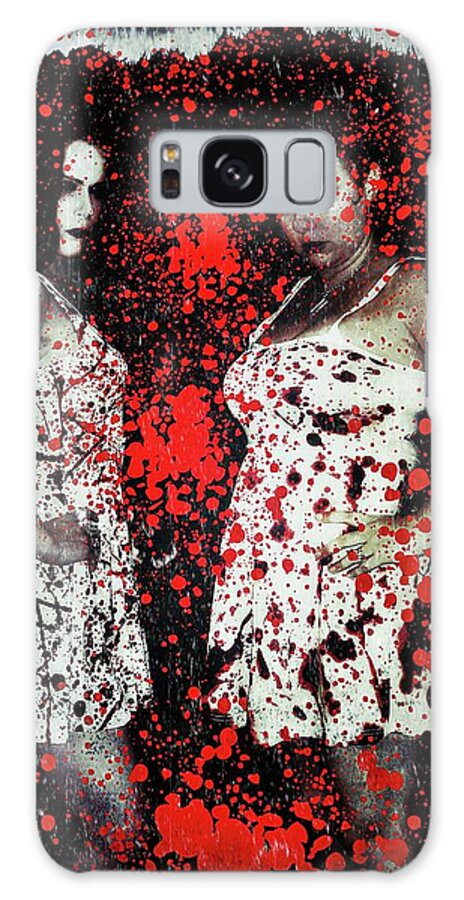 Horror Galaxy Case featuring the digital art Ryli and Corinne 2 by Mark Baranowski