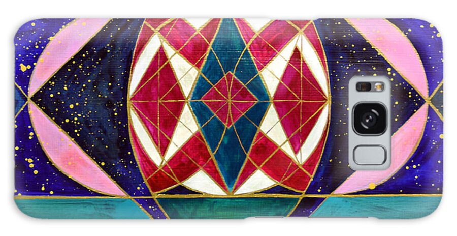 Artist Galaxy Case featuring the painting Sacred Connections by Julie Davis
