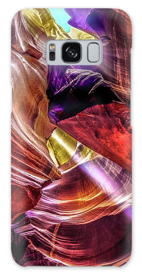 Upper Antelope Canyon Galaxy Case featuring the photograph Sacred Echoes by Az Jackson