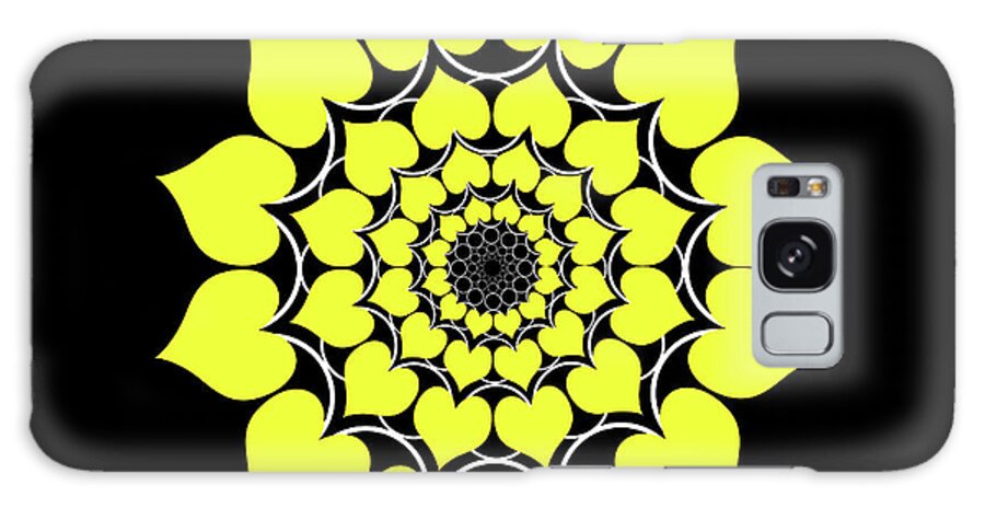 Mandala Galaxy Case featuring the digital art Sacred Geometry Mandala_1 by Az Jackson