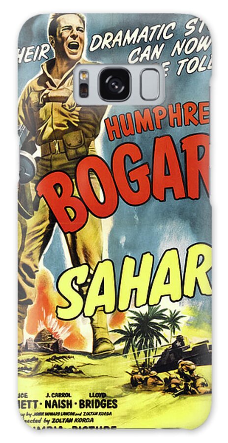 Humphrey Bogart Galaxy Case featuring the mixed media ''Sahara'' with Humphrey Bogart, 1943 by Movie World Posters