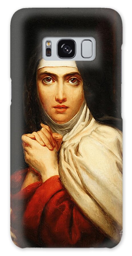 Catholic Galaxy Case featuring the painting Saint Teresa of Avila by Francois Gerard