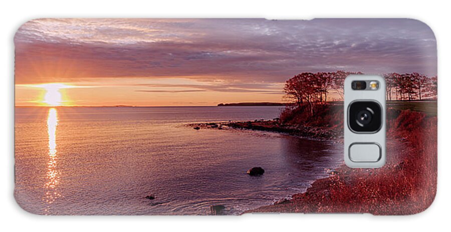 Maine Galaxy Case featuring the photograph Samoset Sunrise by David Lee