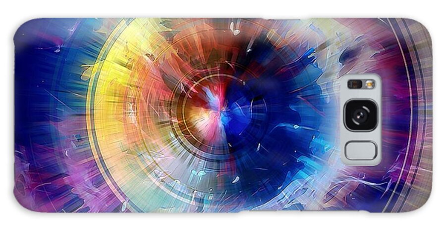 Saturn Galaxy Case featuring the digital art Saturn Nebula by David Manlove