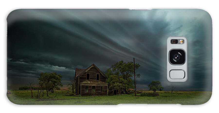 Shelf Cloud Galaxy Case featuring the photograph Save Me by Aaron J Groen