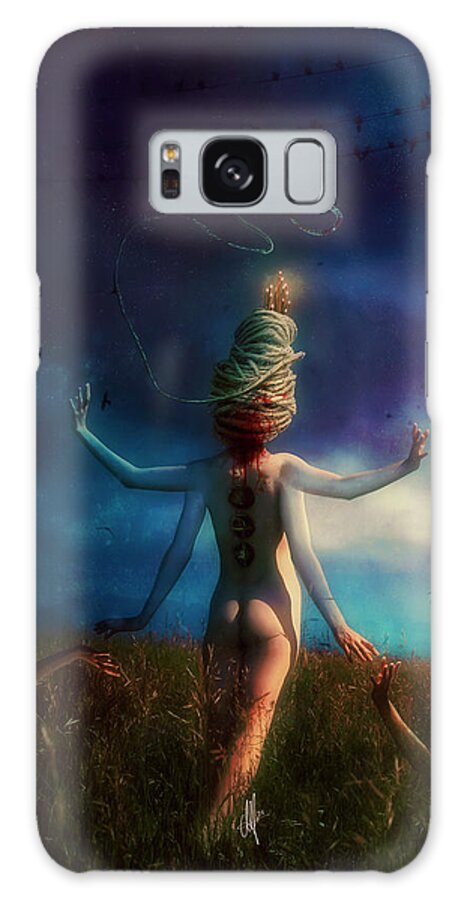 Surreal Galaxy Case featuring the digital art Scarecrow by Mario Sanchez Nevado
