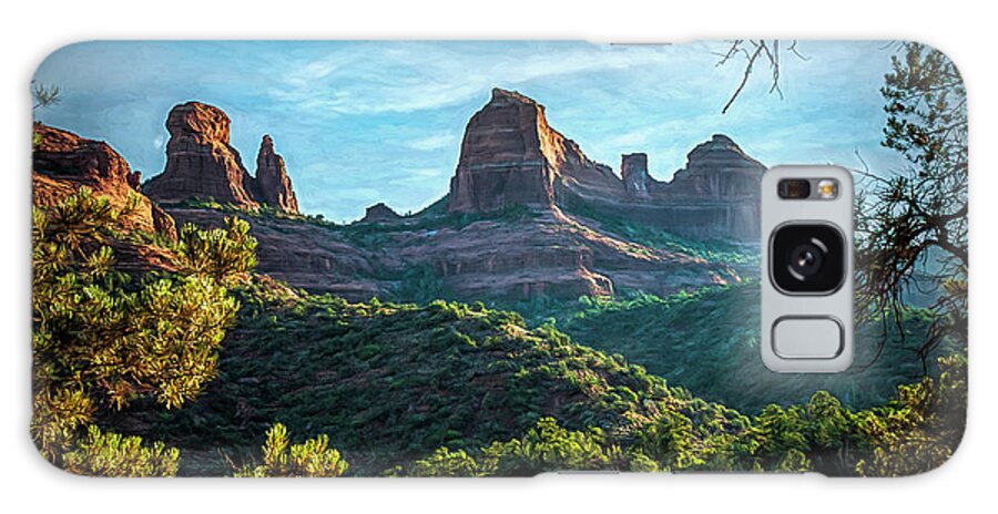 Sedona Galaxy Case featuring the photograph Schnebly Hill 08-009 by Scott McAllister