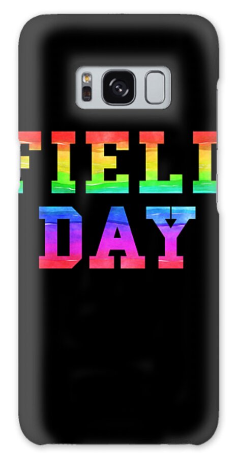 Cool Galaxy Case featuring the digital art School Field Day Rainbow Jersey by Flippin Sweet Gear
