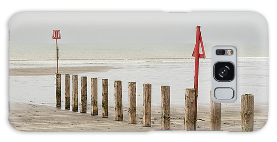 Newport Galaxy Case featuring the photograph Sea groynes by Average Images
