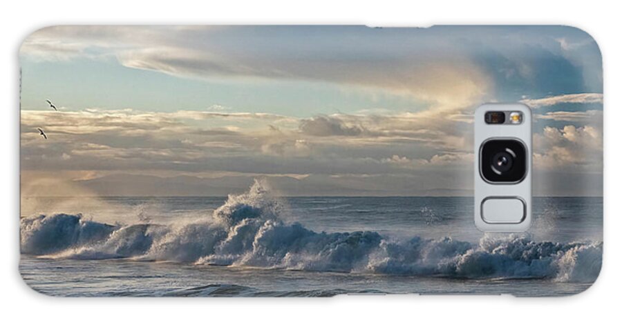 Santa Cruz Galaxy Case featuring the photograph Seabright Beach Morning #1 by Carla Brennan