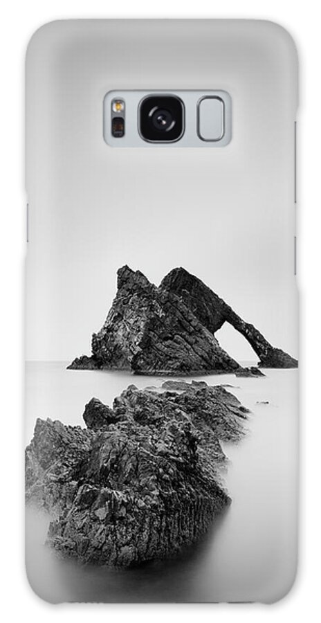 Bow Fiddle Rock Galaxy Case featuring the photograph Seascape Rocks - Bow Fiddle by Grant Glendinning