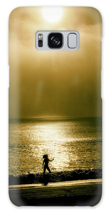 Lake Worth Pier Galaxy Case featuring the photograph Seashore Idyll by Phil Marty