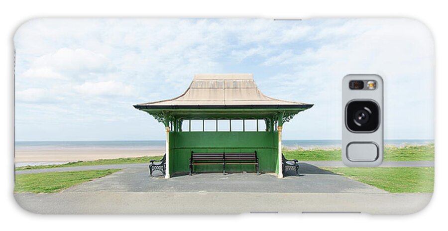 Urbanscapes Galaxy Case featuring the photograph Blackpool Seaside Shelter 1 by Stuart Allen