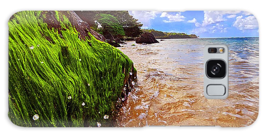 Kauai Hawaii Galaxy Case featuring the photograph Secret Beach by Eric Wiles