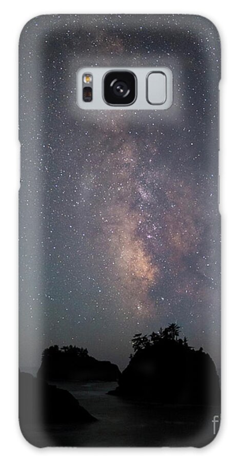 Water Photography Galaxy Case featuring the photograph Secret Beach by Keith Kapple