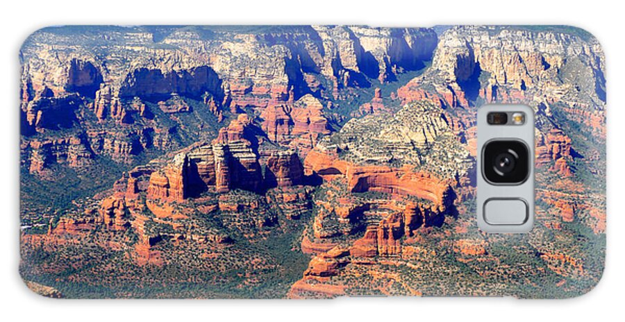 Red Rock Cliffs Sedona Arizona Fstop101 Landscape Sandstone Galaxy Case featuring the photograph Sedona by Geno Lee