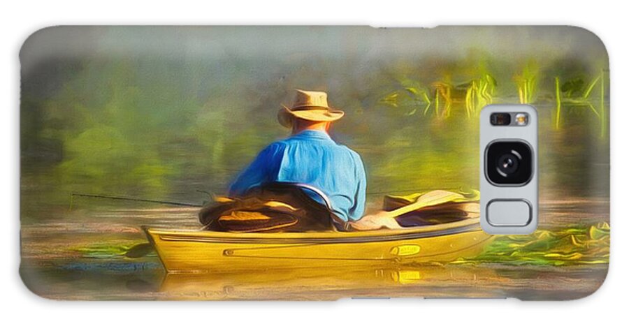  Galaxy Case featuring the photograph Serene Morning on the Lake by Jack Wilson