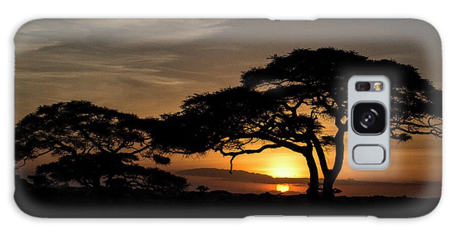 Acacia Tortillis Galaxy Case featuring the photograph Serengeti Sunrise by Phil Marty