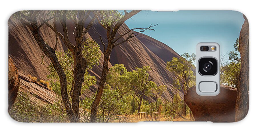 Australia Galaxy Case featuring the photograph Shapes of Uluru by Agnes Caruso