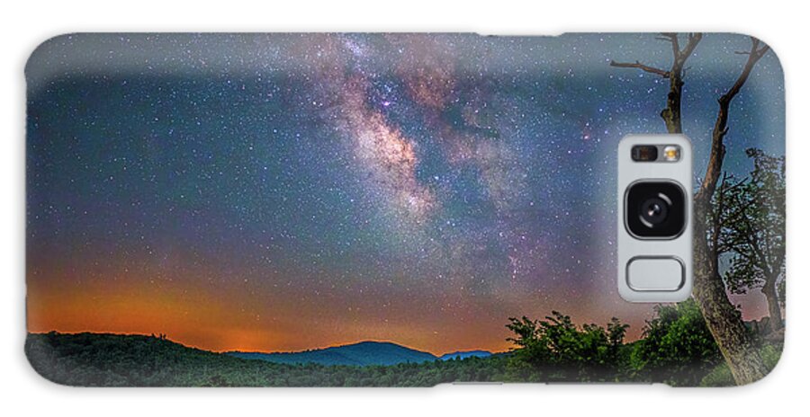 Blue Ridge Mountains Galaxy Case featuring the photograph Shenandoah Milky Way by Mark Papke