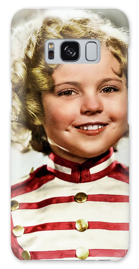 Shirley Temple Galaxy Case featuring the photograph Shirley Temple Vintage Photo Colorized by Franchi Torres