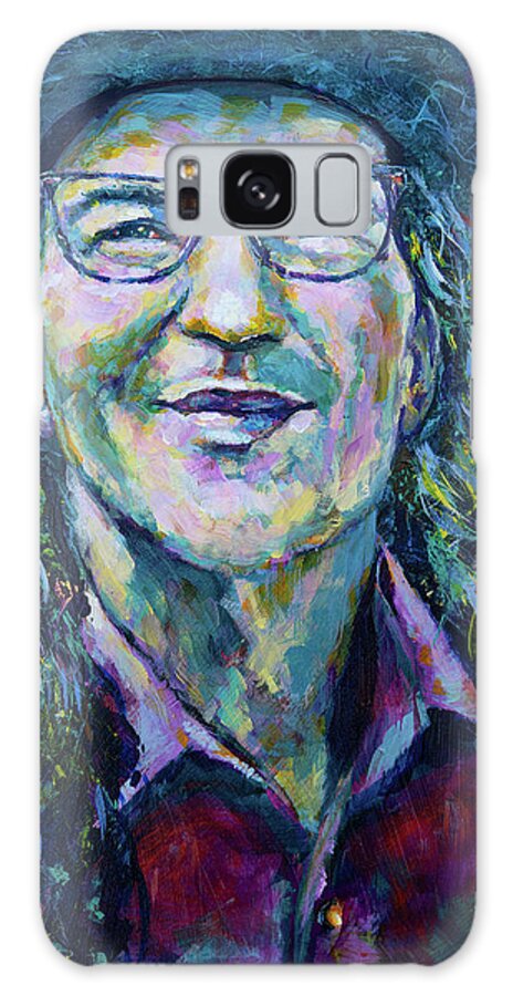 Acrylic Galaxy Case featuring the painting Shorty Long by Robert FERD Frank