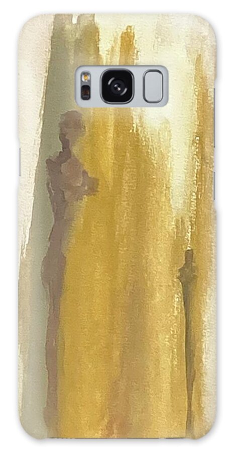 Figures Galaxy Case featuring the painting Silhouettes III by David Euler