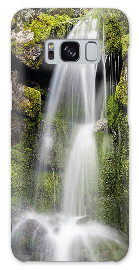 Waterfall Galaxy Case featuring the photograph Silky Waterfall by Gary Geddes