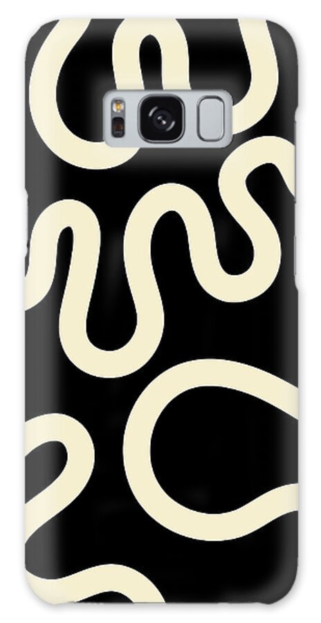  Galaxy Case featuring the digital art Simple Line Drawing by Grace Millar
