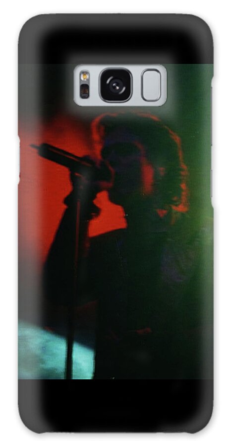 Chanteur Galaxy Case featuring the mixed media Singer by Joelle Philibert