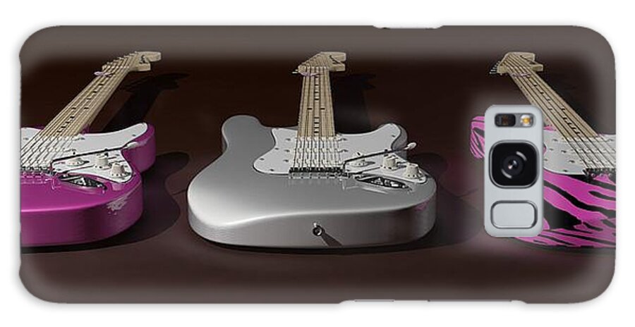 Guitars Galaxy Case featuring the digital art Sister What Have You Done To My Guitars by James Barnes