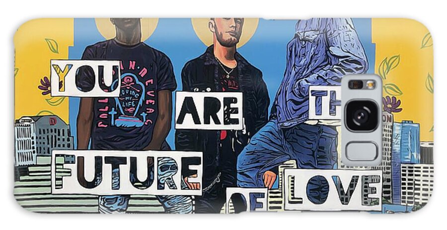  Galaxy Case featuring the painting SITW future of love by Clayton Singleton
