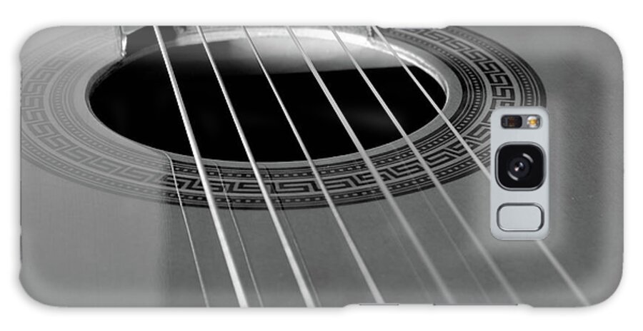 Spanish Guitar Galaxy Case featuring the photograph Six Guitar Strings by Angelo DeVal