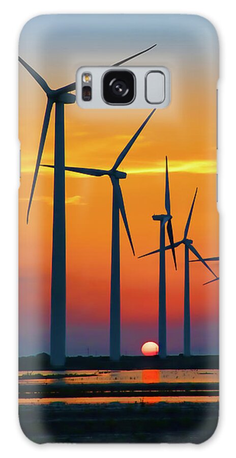 Wind Galaxy Case featuring the photograph Six in a Row by Steve Templeton