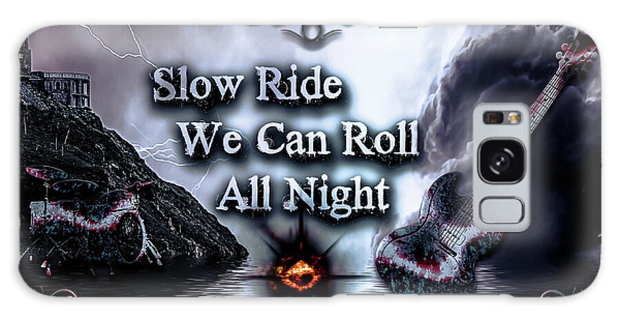 Slow Ride Galaxy Case featuring the digital art Slow Ride by Michael Damiani