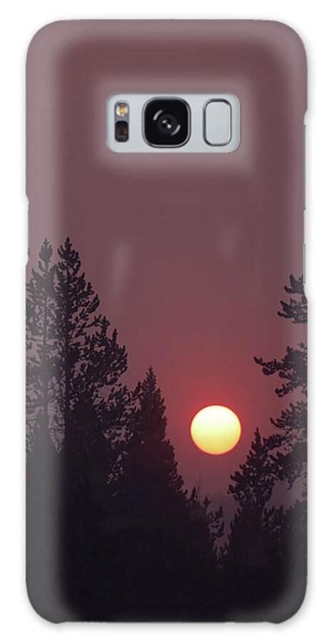 Mountain Galaxy Case featuring the photograph Smokey Sunrise by Go and Flow Photos
