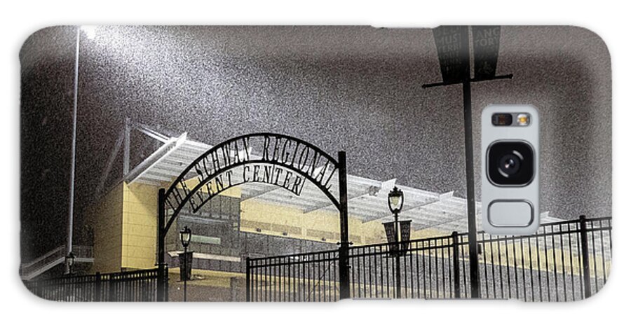 Southwest Minnesota State University Galaxy Case featuring the photograph Snow Falls on Mattke Field by Andrew Miller