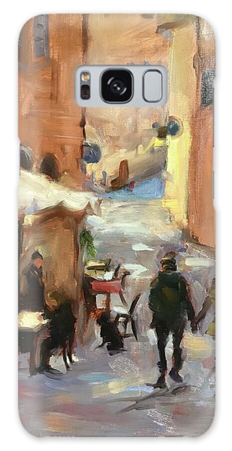 Florence Galaxy Case featuring the painting Soft light of day by Ashlee Trcka