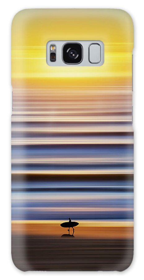 Abstract Minimalism Galaxy Case featuring the photograph Sol Surfer by Az Jackson